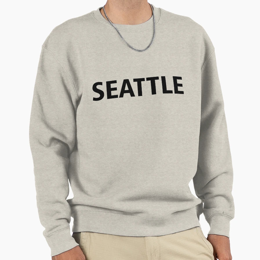 Seattle Sweatshirt - Graphic Print for Adults - T-Shirt, Sweatshirt, Hoodie