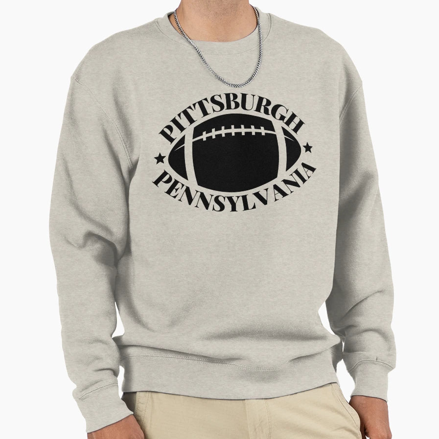 Pittsburgh Pennsylvania Football Sweatshirt - Trendy Graphic Unisex - T-Shirt, Sweatshirt, Hoodie