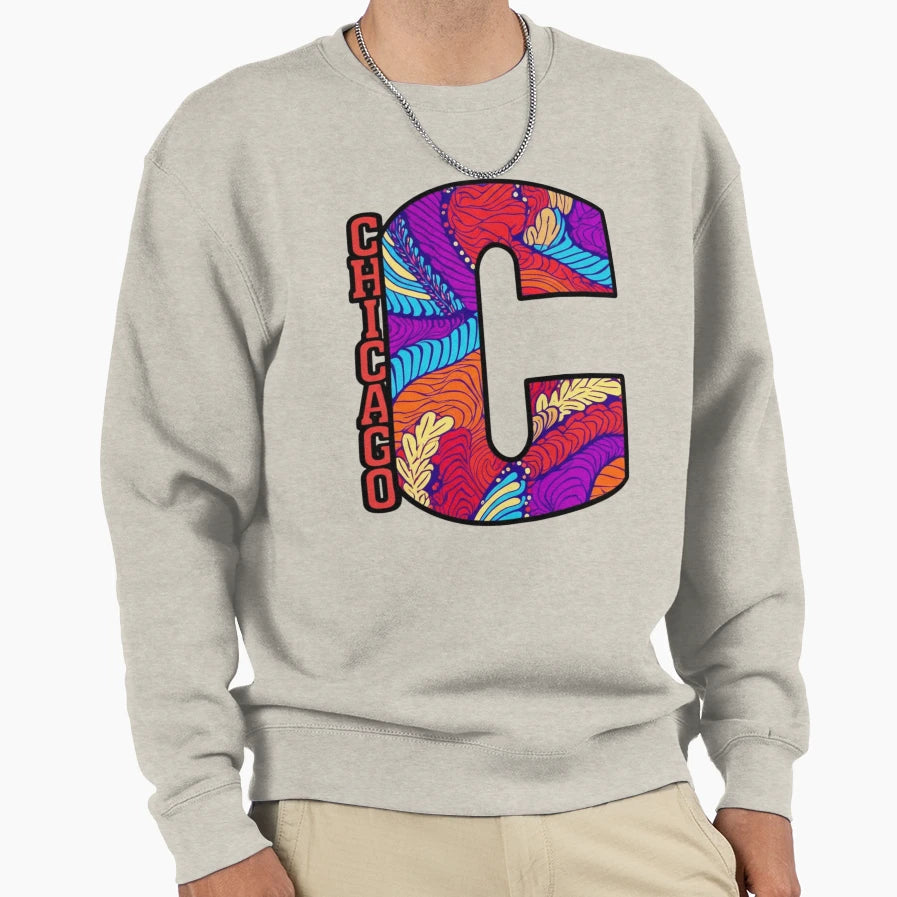 Chicago Sweatshirt - Aesthetic Graphic Unisex - T-Shirt, Sweatshirt, Hoodie