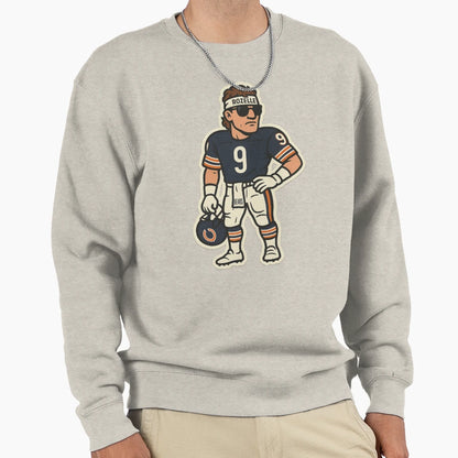Gridiron Greats Cartoon Tribute Jim Sweatshirt - Trendy Graphic Unisex - T-Shirt, Sweatshirt, Hoodie