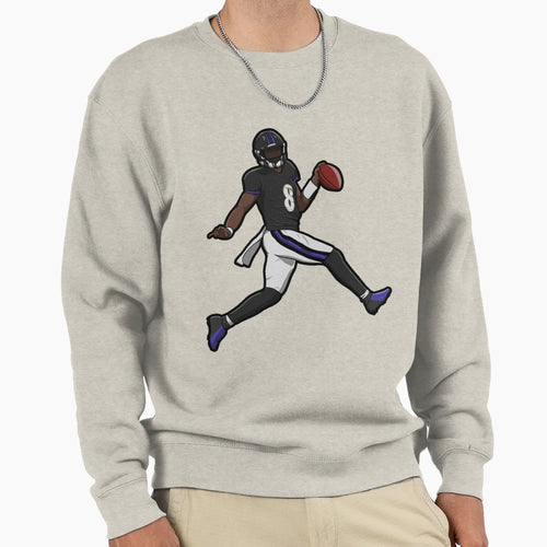 LJ Running Touch Down Gift Sweatshirt - Casual Everyday Wear Unisex - T-Shirt, Sweatshirt, Hoodie