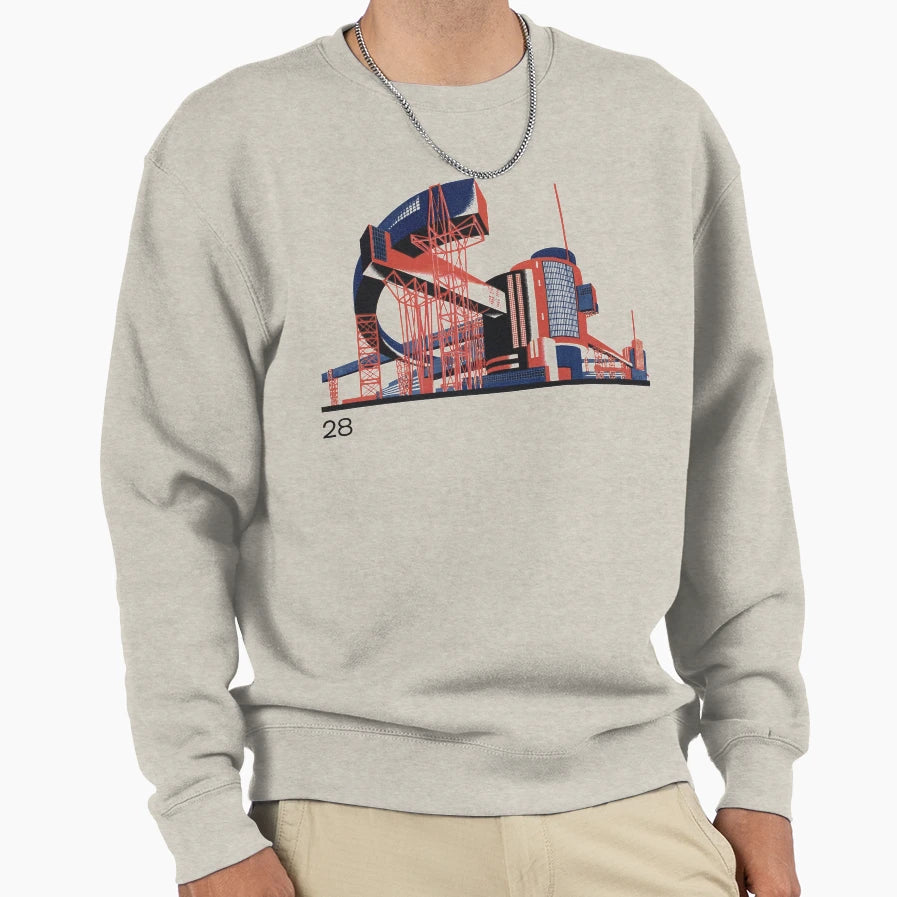 Yakov Chernikhov 28 Sweatshirt - Minimalist Print Men Women - T-Shirt, Sweatshirt, Hoodie