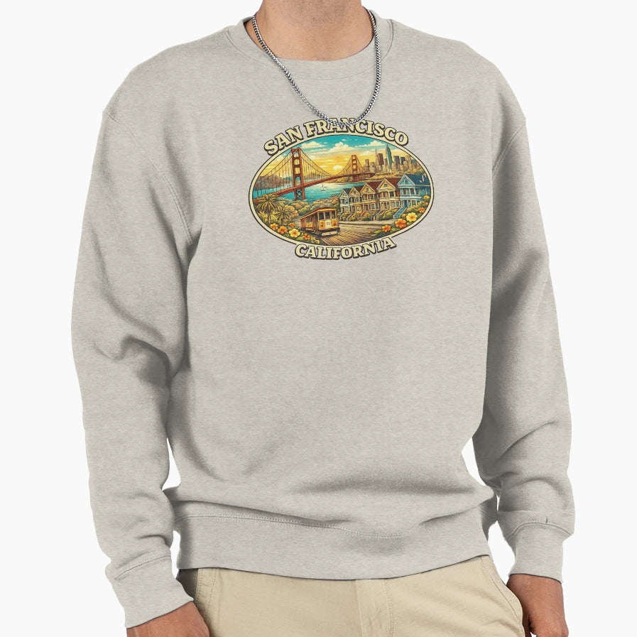 San Francisco Sweatshirt - Custom Art Print Unisex - T-Shirt, Sweatshirt, Hoodie