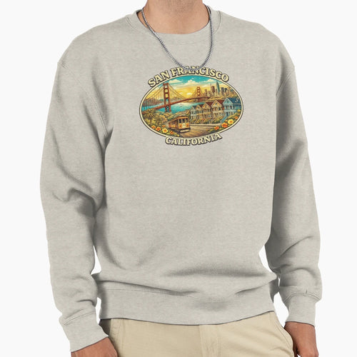 San Francisco Sweatshirt - Custom Art Print Unisex - T-Shirt, Sweatshirt, Hoodie