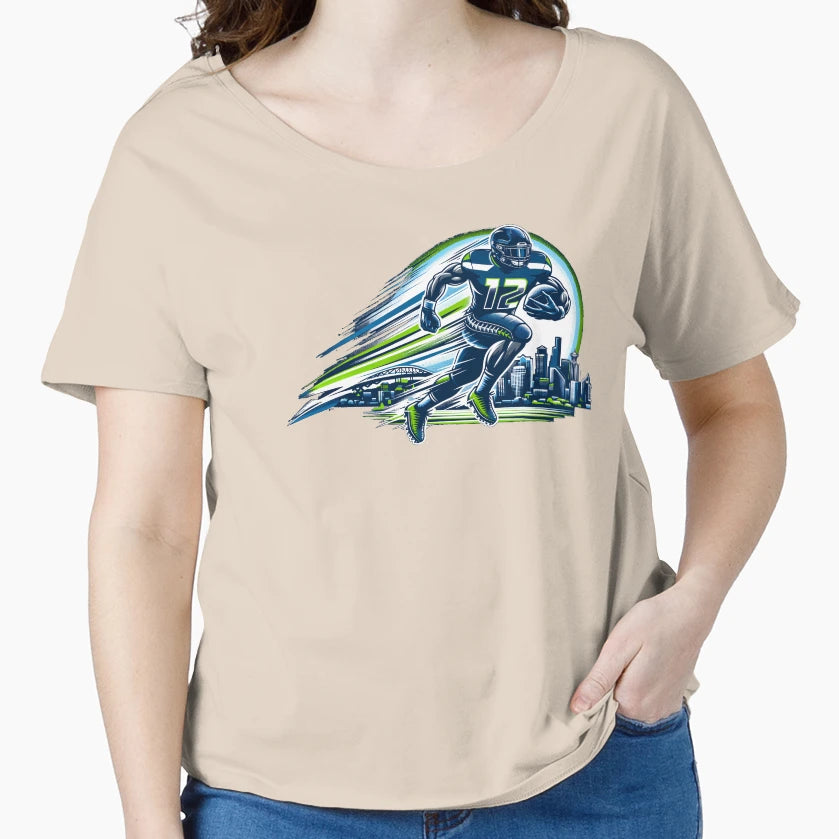 Seattle Football T-Shirt - Streetwear Style Men Women - T-Shirt, Sweatshirt, Hoodie