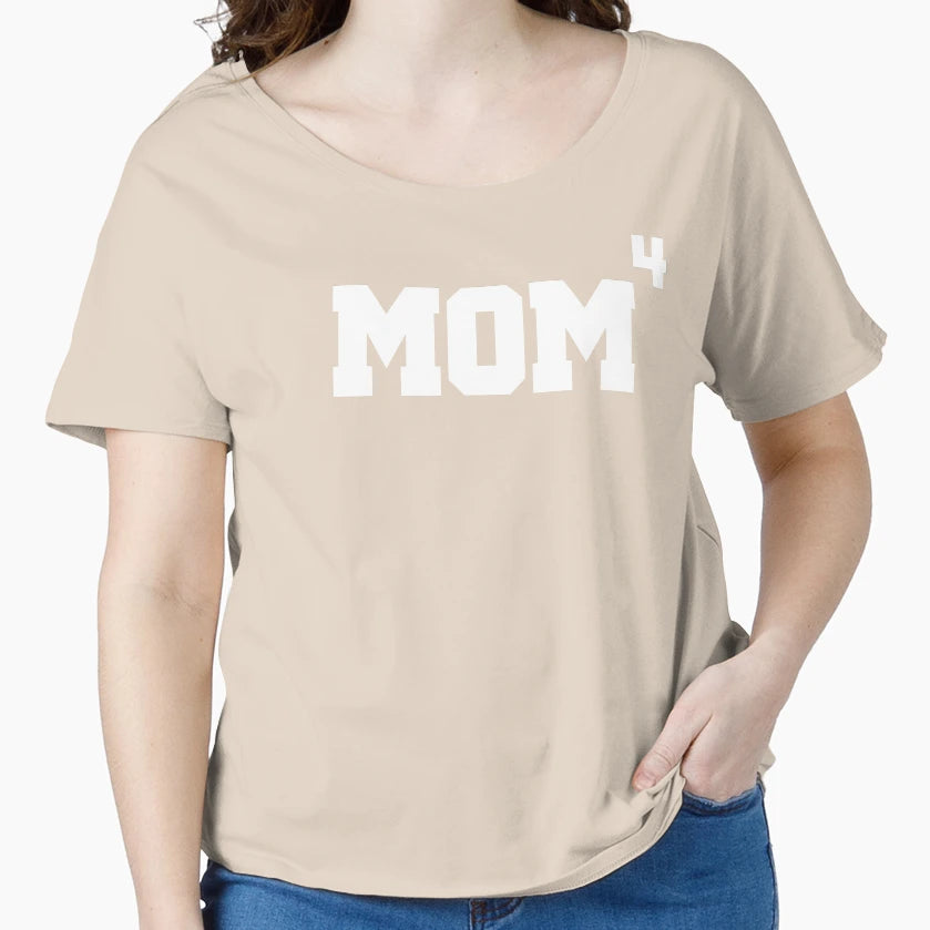 Mom To Fourth 4Th Power 4 Mothers T-Shirt - Aesthetic Graphic Men Women - T-Shirt, Sweatshirt, Hoodie