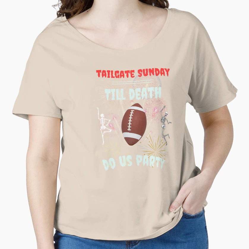 Tailgate Sunday Till Death Do Us T-Shirt - Custom Art Print for Adults - T-Shirt, Sweatshirt, Hoodie