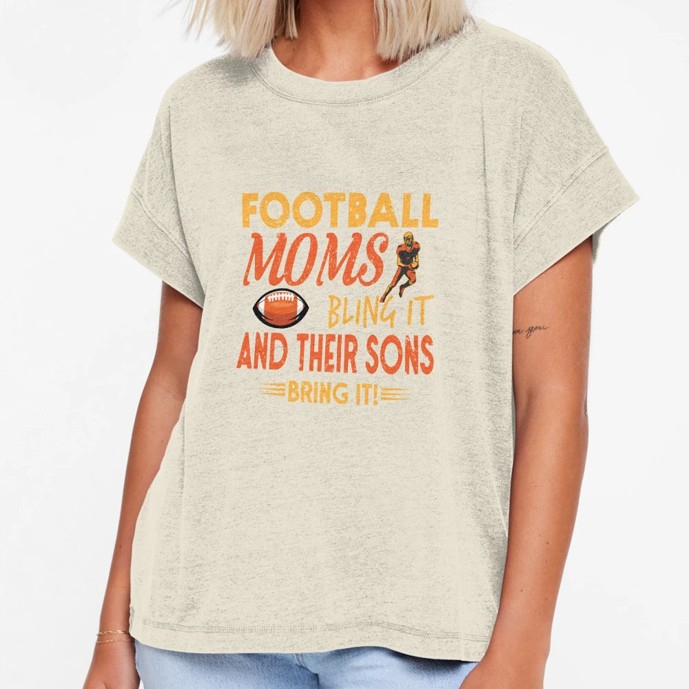 Football Mom Sons Sport Playinfield T-Shirt - Trendy Graphic Unisex - T-Shirt, Sweatshirt, Hoodie
