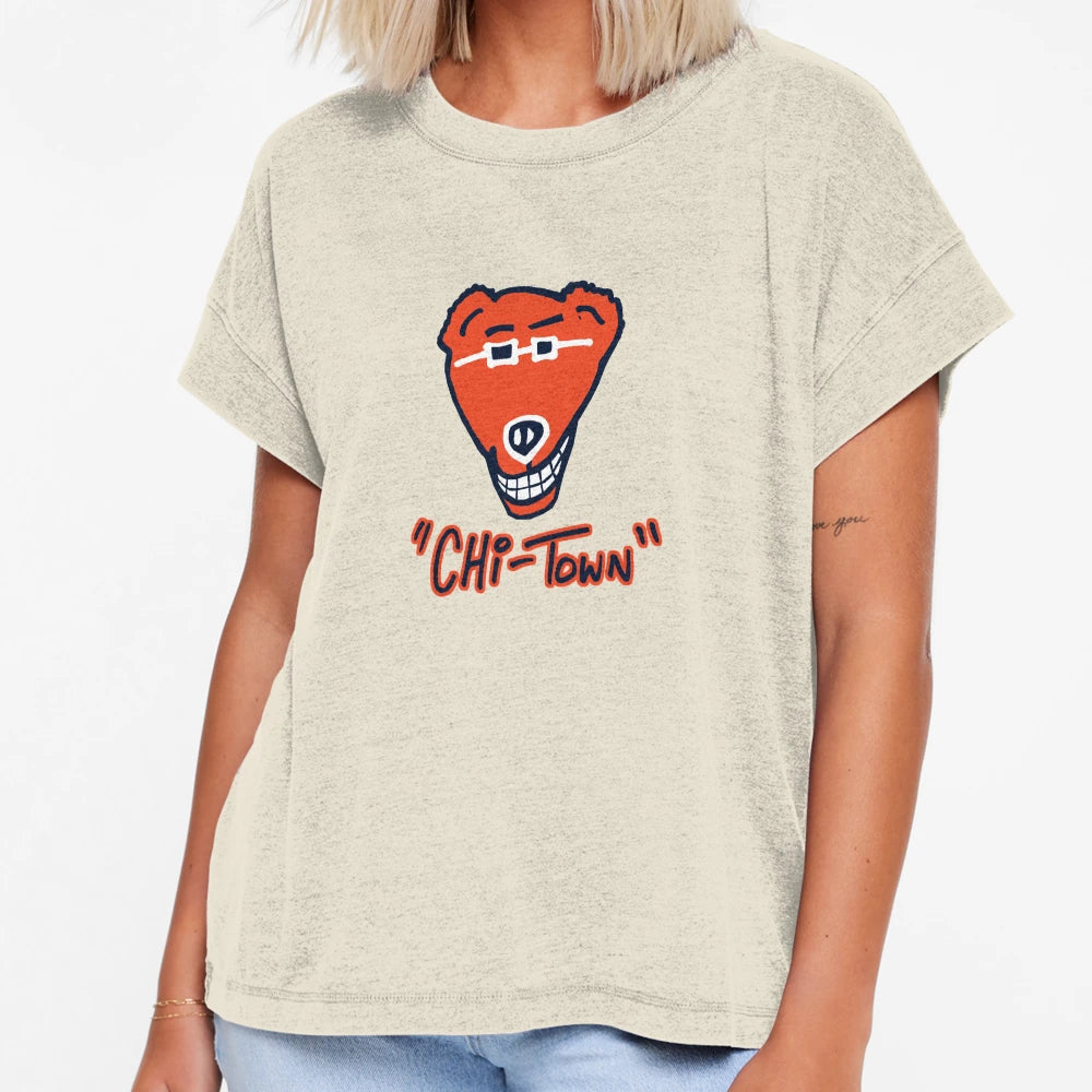 Chicago Da Bear Navy T-Shirt - Novelty Apparel Unisex - T-Shirt, Sweatshirt, Hoodie