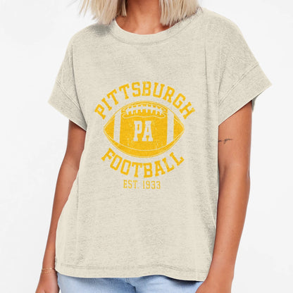 Pittsburgh Steelers Football Team Pa T-Shirt - Aesthetic Graphic Men Women - T-Shirt, Sweatshirt, Hoodie
