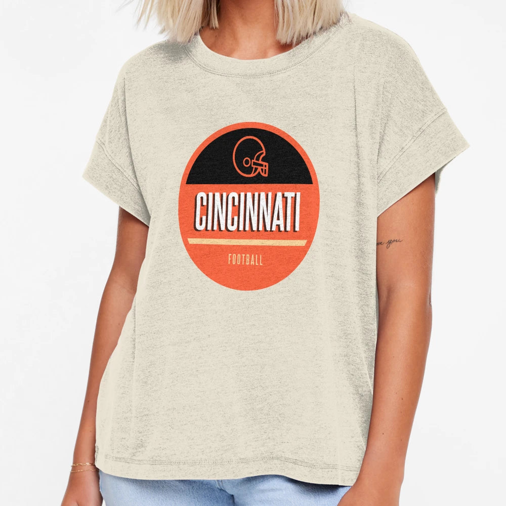 Cincinnati Football T-Shirt - Novelty Apparel Unisex - T-Shirt, Sweatshirt, Hoodie