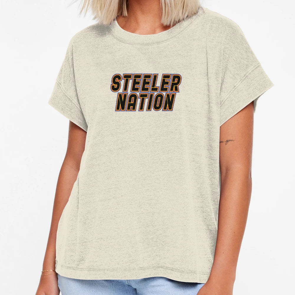 Steeler Nation T-Shirt - Trendy Graphic for Adults - T-Shirt, Sweatshirt, Hoodie