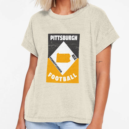 Pittsburgh Football T-Shirt - Aesthetic Graphic for Adults - T-Shirt, Sweatshirt, Hoodie