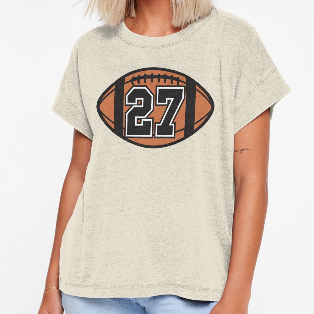 Football 27 T-Shirt - Novelty Apparel for Adults - T-Shirt, Sweatshirt, Hoodie
