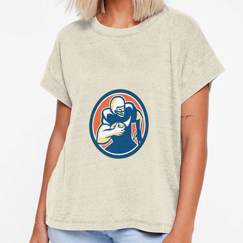 American Football Player Running T-Shirt - Custom Art Print Men Women - T-Shirt, Sweatshirt, Hoodie