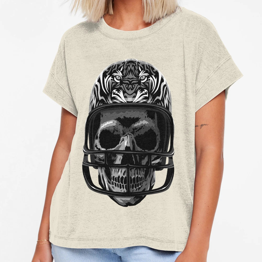 Skull American Football T-Shirt - Minimalist Print Unisex - T-Shirt, Sweatshirt, Hoodie