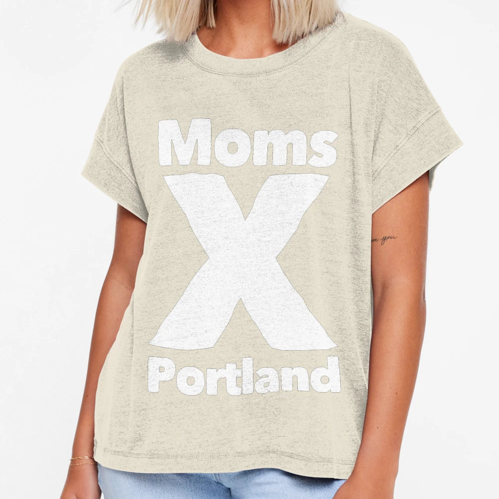 Moms Portand Oregon T-Shirt - Minimalist Print for Adults - T-Shirt, Sweatshirt, Hoodie