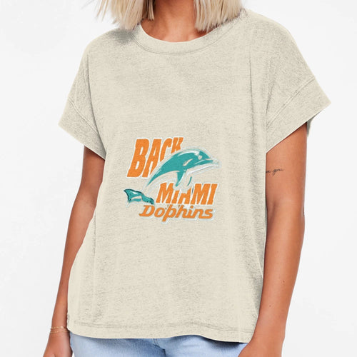Back Miami Dolphins T-Shirt - Graphic Print Unisex - T-Shirt, Sweatshirt, Hoodie