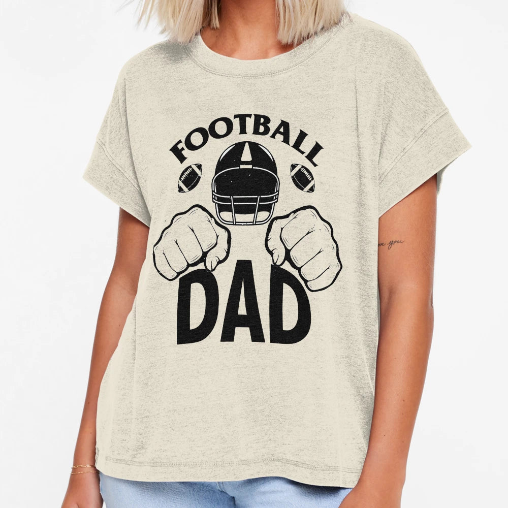Football Dad Football Fathers Day Gift T-Shirt - Unique Graphic for Adults - T-Shirt, Sweatshirt, Hoodie