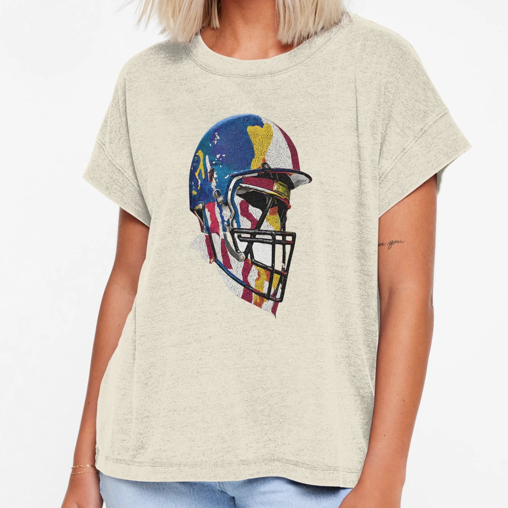 American Football Helmet T-Shirt - Unique Graphic for Adults - T-Shirt, Sweatshirt, Hoodie