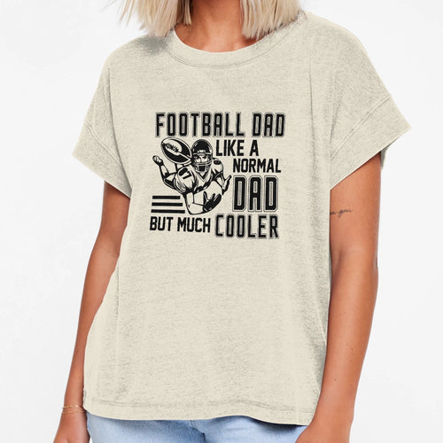Football Dad Like Normal Dad But Much T-Shirt - Custom Art Print Men Women - T-Shirt, Sweatshirt, Hoodie