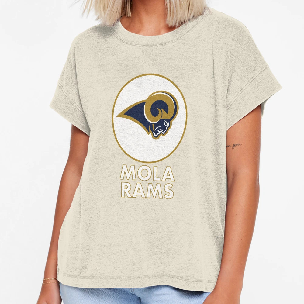 Nerd Sports Mola Rams T-Shirt - Novelty Apparel for Adults - T-Shirt, Sweatshirt, Hoodie