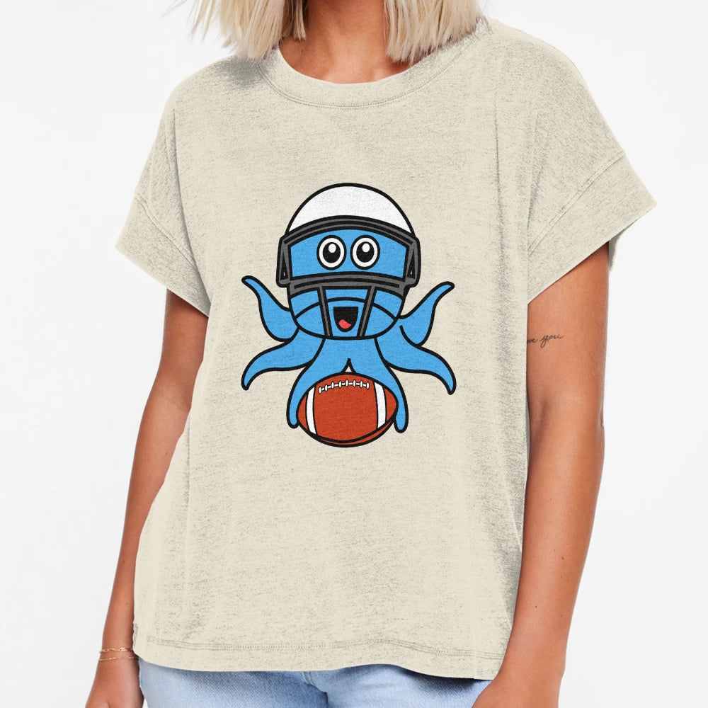 Octopia Art American Football Drawing T-Shirt - Aesthetic Graphic Unisex - T-Shirt, Sweatshirt, Hoodie