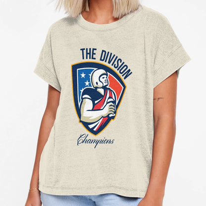 American Football Quarterback Division T-Shirt - Minimalist Print Unisex - T-Shirt, Sweatshirt, Hoodie