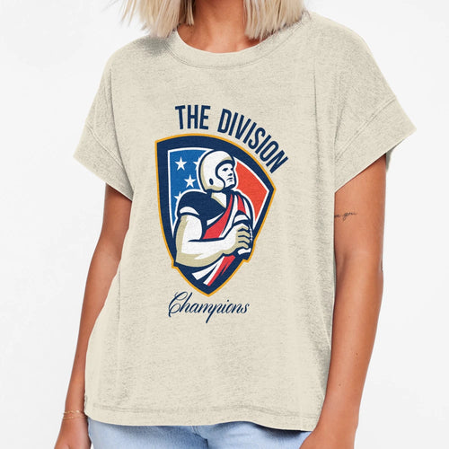 American Football Quarterback Division T-Shirt - Minimalist Print Unisex - T-Shirt, Sweatshirt, Hoodie