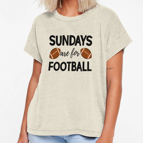 Sundays Are Football T-Shirt - Aesthetic Graphic Unisex - T-Shirt, Sweatshirt, Hoodie