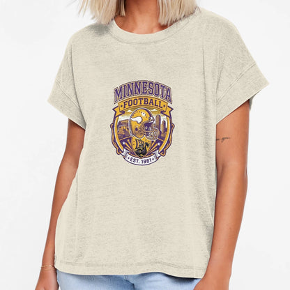 Minnesota Vikings T-Shirt - Minimalist Print for Adults - T-Shirt, Sweatshirt, Hoodie