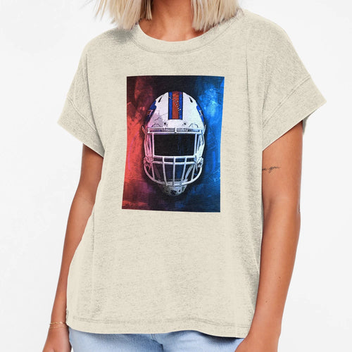 Buffalo Football Helmet T-Shirt - Minimalist Print Men Women - T-Shirt, Sweatshirt, Hoodie