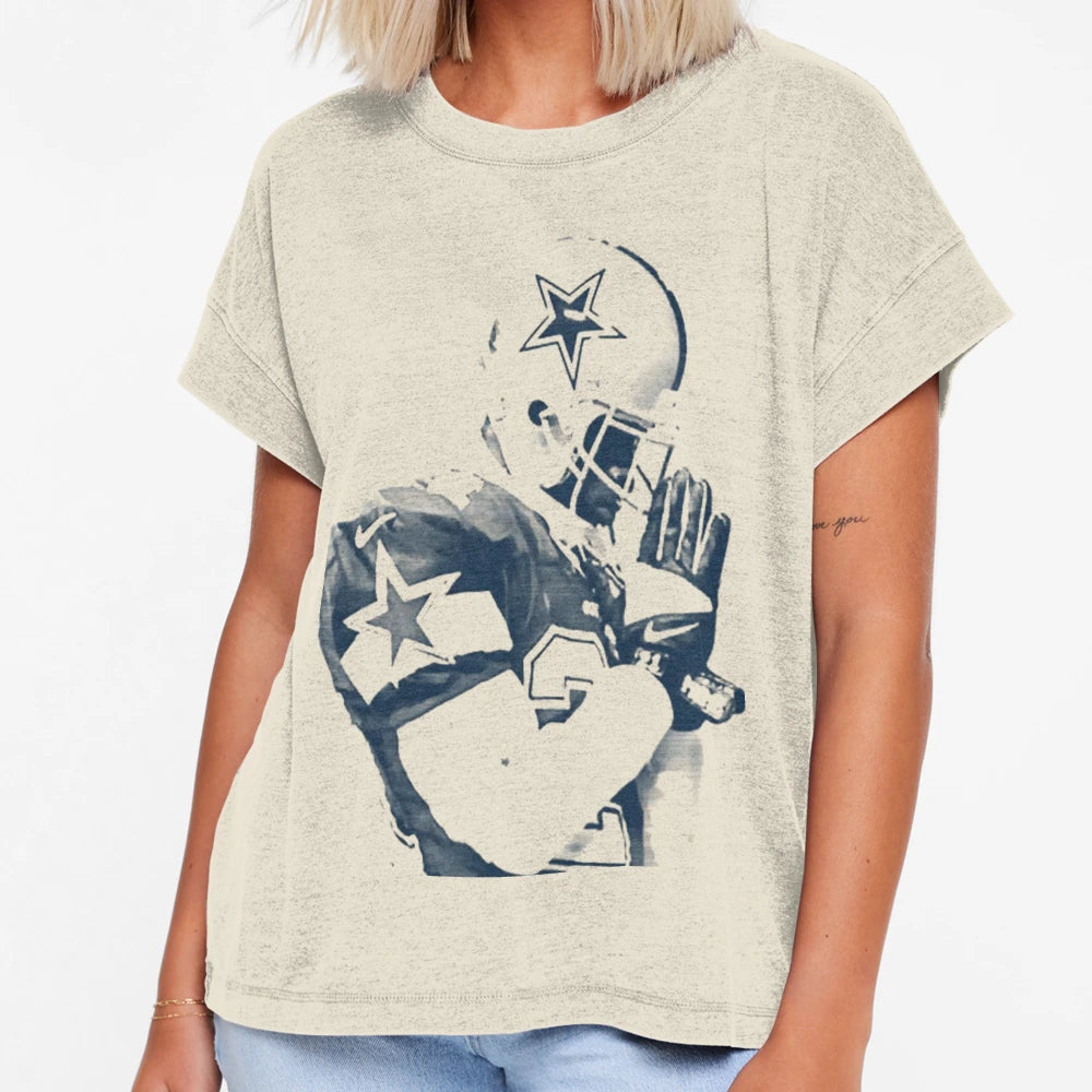 Dallas Cowboys Blue Color T-Shirt - Streetwear Style for Adults - T-Shirt, Sweatshirt, Hoodie