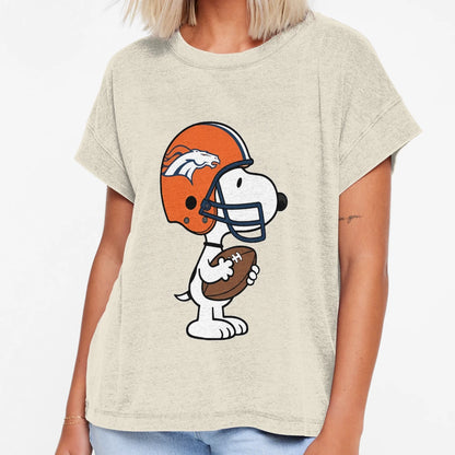 Snoopy Denver Broncos Game Day T-Shirt - Graphic Print for Adults - T-Shirt, Sweatshirt, Hoodie