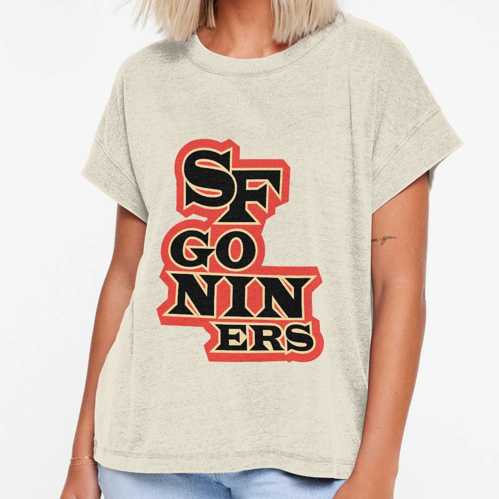 Sf Go Niners T-Shirt - Trendy Graphic for Adults - T-Shirt, Sweatshirt, Hoodie