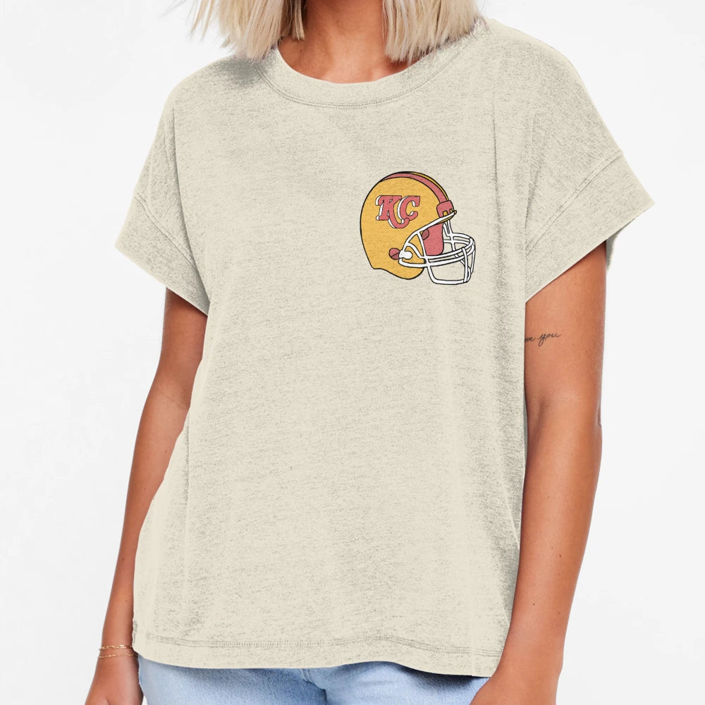 Chiefs Helmet T-Shirt - Custom Art Print Unisex - T-Shirt, Sweatshirt, Hoodie