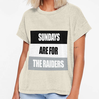 Sundays Are Raiders T-Shirt - Graphic Print for Adults - T-Shirt, Sweatshirt, Hoodie