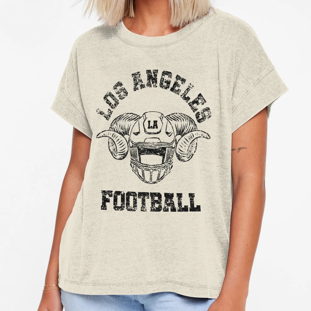 Los Angeles Football T-Shirt - Custom Art Print Men Women - T-Shirt, Sweatshirt, Hoodie