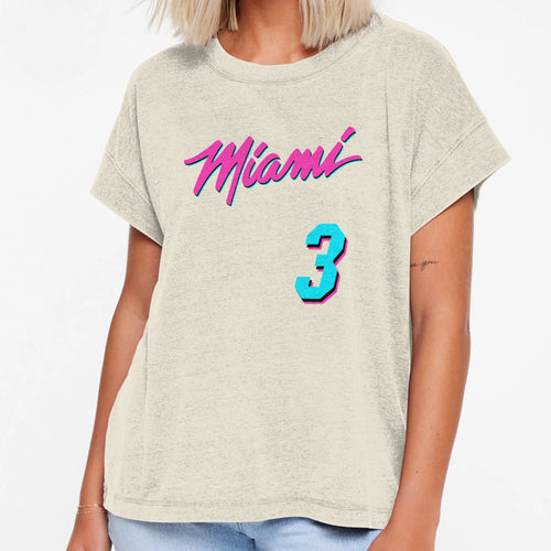Miami Number 3 T-Shirt - Fun Novelty Design for Adults - T-Shirt, Sweatshirt, Hoodie