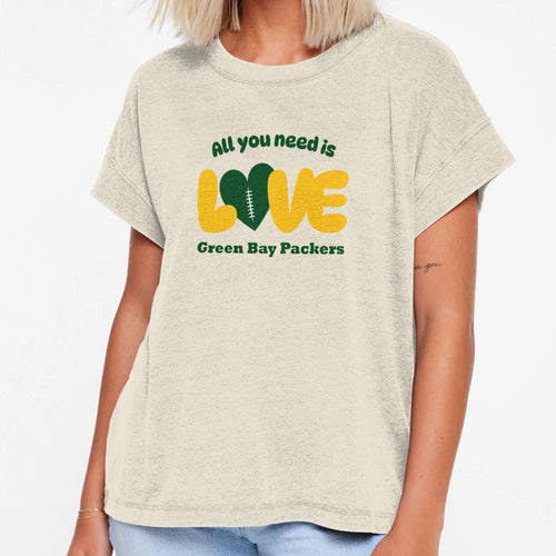All You Need Is Love Football T-Shirt - Fun Novelty Design for Adults - T-Shirt, Sweatshirt, Hoodie