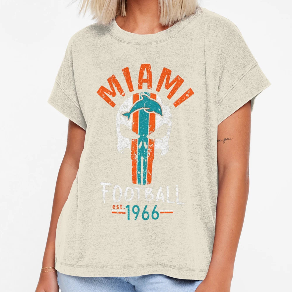 Football Miami Dolphins T-Shirt - Streetwear Style Unisex - T-Shirt, Sweatshirt, Hoodie