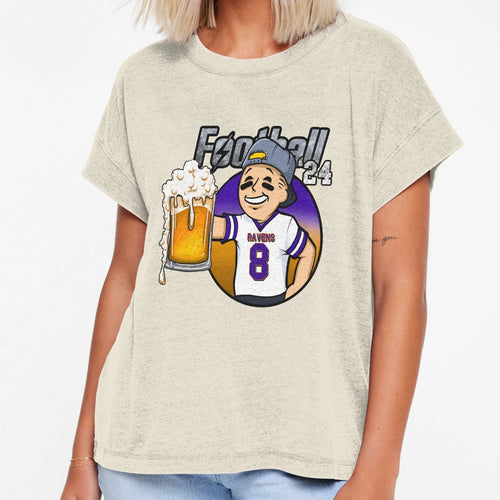 Baltimore Beer And Football T-Shirt - Novelty Apparel for Adults - T-Shirt, Sweatshirt, Hoodie