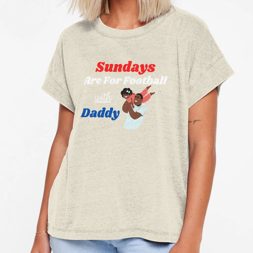 Sundays Are Football Daddy T-Shirt - Casual Everyday Wear Unisex - T-Shirt, Sweatshirt, Hoodie