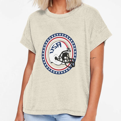 Usa Football T-Shirt - Minimalist Print Unisex - T-Shirt, Sweatshirt, Hoodie