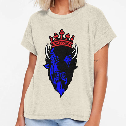 Buffalo King T-Shirt - Minimalist Print Unisex - T-Shirt, Sweatshirt, Hoodie