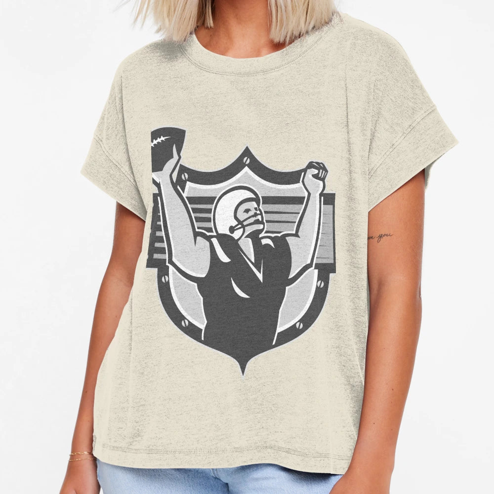American Football Player Touchdown T-Shirt - Streetwear Style for Adults - T-Shirt, Sweatshirt, Hoodie