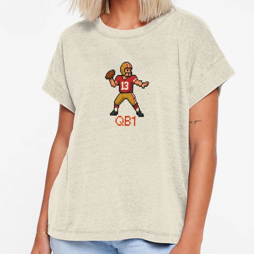 Video Game Football Player Quarterback One T-Shirt - Novelty Apparel Unisex - T-Shirt, Sweatshirt, Hoodie