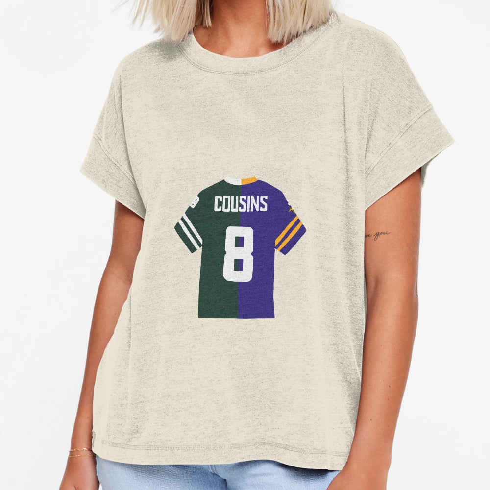 Kirk Cousins Msu Vikings Jersey T-Shirt - Unique Graphic for Adults - T-Shirt, Sweatshirt, Hoodie