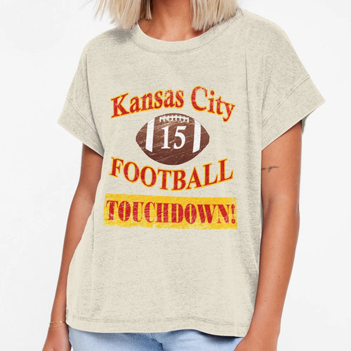 Kansas City Winning Footbal Touchdown T-Shirt - Custom Art Print Unisex - T-Shirt, Sweatshirt, Hoodie