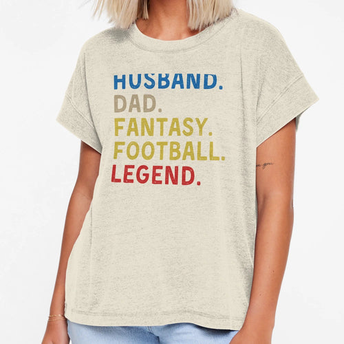 Fantasy Football Husband Legend T-Shirt - Fun Novelty Design for Adults - T-Shirt, Sweatshirt, Hoodie